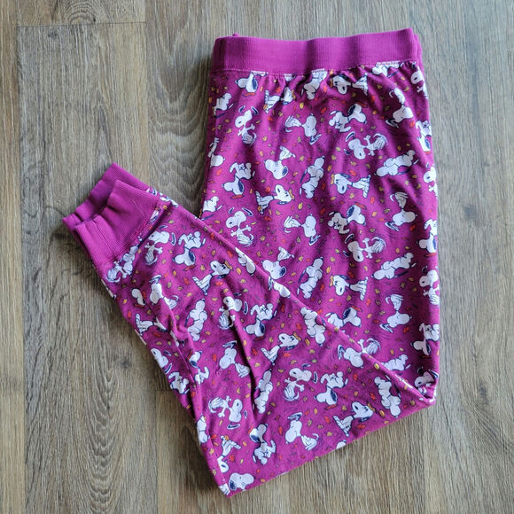 Vera Bradley Other - Vera Bradley X PEANUTS Snoopy Fall Jogger Pajama Pants Size XL